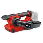 Einhell Power X-Change 18V Cordless Belt Sander for Wood with Dust Collector ~ Brushless Motor, 3X P80 Sanding Belts ~ TP-BS 18/457 Li BL Solo Band Sander - Battery and Charger Not Included