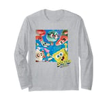 The SpongeBob SquarePants Movie Crew Cheering Poster Long Sleeve T-Shirt