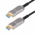 StarTech.com Câble Optique Actif (AOC) HDMI 2.1 Hybride de 15,2m, 8K60Hz - Ultra High Speed - câble HDMI - HDMI mâle pour HDMI mâle - 15.2 m - cuivre hybride/fibre optique - noir - support 4K 120...