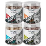 Blandpack: Wolf of Wilderness - RAW (frystorkad) Snack-Mix Blandpack 4 sorter: kycklinghjärta, nötlever, lammlunga, ankhals 300 g