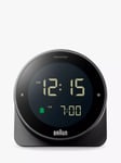 Braun Rotate Digital Travel Alarm Clock, Black