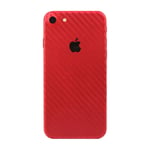 Tipi Carbonfiber Skin iPhone 8/7 deksel, red