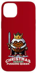 Coque pour iPhone 14 Plus Pudding de Noël Reine drôle de pudding aux prunes dessert britannique