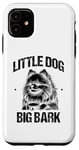 Coque pour iPhone 11 Little Dog Big Bark Poméraniens Chien Poméranien