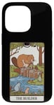 iPhone 13 Pro Fun Tarot Card The Builder Beaver Building Spiritual Reader Case