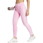 adidas Legging moulant taille haute 7/8 pour femme - 3 bandes - Taille M