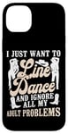 iPhone 14 Plus Line Dancing Dance Teacher I Just Want To Line Dance And Case