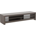 AVF CA180RGRE Calibre TV Stand with Open Aperture & Grey Wood Finish