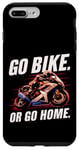 Coque pour iPhone 7 Plus/8 Plus Faites du vélo ou rentrez chez vous, garage de course de moto