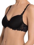 Triumph Womens Modern Finesse T Shirt Bra - Black - Size 38E