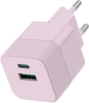 Chargeur Usb C Qc3.0 Rapide Prise Pour Iphone 15 14 13 12 11 Pro Max Se Xs Xr 8 Plus,25w Embout Type Usbc Secteur Pour Galaxy,Ipad,Téléphones,Alimentation Tete Mural Bloc Adaptateur