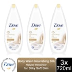 Dove Body Wash Skin Natural Moisturising Cream Caring/Pampering/ProAge, 720ml