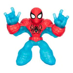 Heroes of Goo Jit Zu Glow Surge, Spider-Man élastique et Phosphorescent, Super-héros Marvel Spider-Man Super-élastique et Phosphorescent rempli d’Une Substance visqueuse, S'étire jusqu'à 3X sa Taille