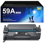 RUDGUZ 59A CF259A Toner Cartouches de Toner Compatible pour HP 59A 59X CF259X pour HP Laserjet Pro M304 M404 M404dn M404dw M404n M428 MFP M428fdw M428dw M428dn (1 Noir, avec Puce)