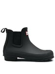 Hunter Original Chelsea - Black, Black, Size 4, Women