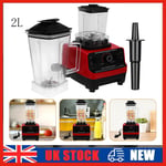 2L Commercial Food Juicer Blender Ice Processor Smoothie Crusher + 2XCups Mixer