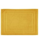 Tapis de salle de Bain en coton Ocre 50 x 70 cm