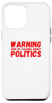 Coque pour iPhone 15 Plus Avertissement Risque de parler de politique