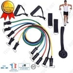 TD® set elastiskt band fitness bodybuilding 11 sport av motstånd dragkraft bred ankel fot kit rem Elastiband träning hem