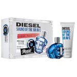 Diesel Sound of the Brave- Gift Set With 50ml EDT Spray 100ml Shower Gel;GENUINE