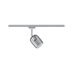 Paulmann 95339 Blossom URail individual spot G9 max. 10W dimmable 230V chrome matt, smoke glass rail system – choose any lamp