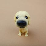 TWYGV Bobble Head Hundar Bobbing Huvuden Bil Dash Valp Bil Dekoration (Golden Retriever)