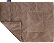 Dandy Dog Couverture pour Chien Magic Velvet Taupe - Velours Lavable de qualité supérieure - Qualité Robuste - Fabriqué en Allemagne - Taille L