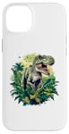 Coque pour iPhone 14 Plus Jurassic World - Tyrannosaure Rex - Portrait de dinosaure