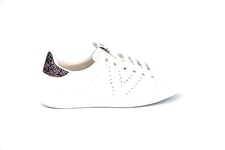 Victoria Femme Piel & Glitter, Tennis Cuir Basket, Malva, 42 EU