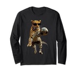 Leopard Soccer Long Sleeve T-Shirt