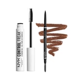 NYX Professional Makeup Tame and Define Brow Duo (Various Shades) - Chocolate