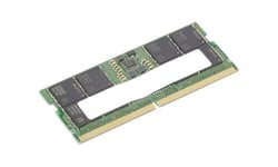 ThinkPad - DDR5 - module - 16 Go - SO DIMM 262 broches - 4800 MHz / PC5-38400 - Campus - vert - pour ThinkPad T14 Gen 4 21HD; T15p Gen 3 21DA, 21DB