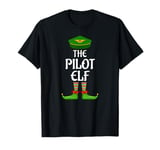 Pilot Elf Matching Family Group Christmas Party Pyjamas T-Shirt