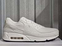 Nike Air Max 90 Canvas UK 11.5 EUR 47 White Sail DZ3649 900