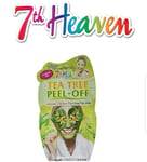 2 x 7th Heaven TEA TREE PEEL-OFF Minimises & Refines Pores Easy Peel Mask 10ml