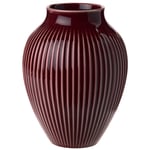 Knabstrup Vase 12,5 cm, ripple berry