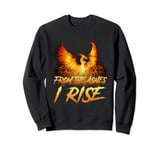 From the Ashes I Rise Motivational Phoenix Bird Shirt gift Sweatshirt