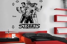 streets of rage classic sega megadrive snes nintendo vinyl wall art sticker