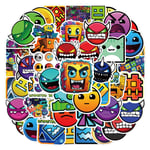 50X Geometry Dash Steam Game Stickers Lite Subzero Laptop Notebook Kids Graffiti