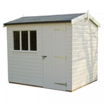 Crane Garden Buildings 3 x 3.6m Windsor Garden Shed, FSC-certified (Scandinavian Redwood)