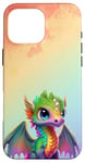 Coque pour iPhone 16 Pro Max Colorful Dragon Baby Cute Pretty Birthday Graphic