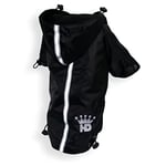 Hip Doggie HD de 5prbk-bdxs puppagonia Rain Parka Manteau pour Chien imperméable, bdxs, Noir