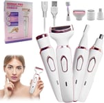 4 in 1 Electric Lady Shaver for Women,Electric Razors for Women,Women's Electric