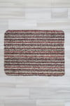 100% Cotton Dirt Stopper Anti Slip Door Mat 50 x 75cm - Stripe