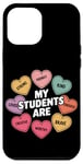 Coque pour iPhone 12 Pro Max Coeurs d'affirmations positives pour la Saint Valentin