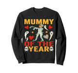 Mummy of the Year Funny mummified Mother Halloween Costume Sweatshirt