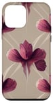 iPhone 12 mini Purple Blossoms with Elegant Floral Motifs Case