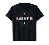 Manchester United Kingdom UK Map Flag Graphic T-Shirt