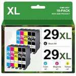 29XL Ink Cartridge Replacement for Epson 29 29 XL Ink Cartridge for Expression Home XP-342 XP-335 XP-235 XP-442 XP-352 XP-247 XP-255 XP-332 XP-345 XP-432 XP-435 Printer (10 Pack)