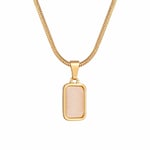 Gold Plated Moonstone Pendant